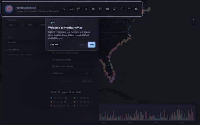 HurricaneMap screenshot preview