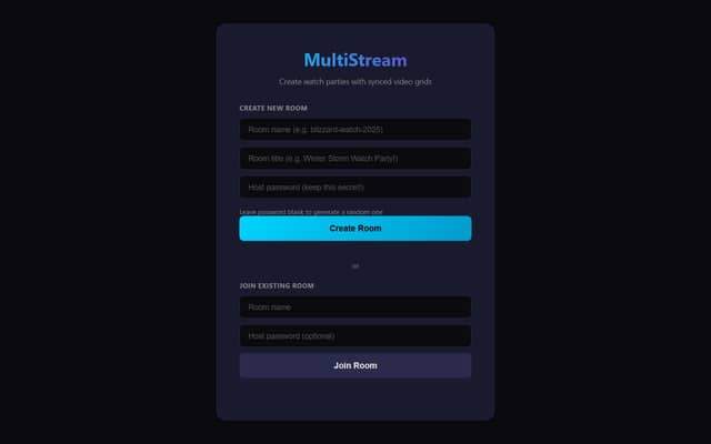 Multistreamer screenshot preview