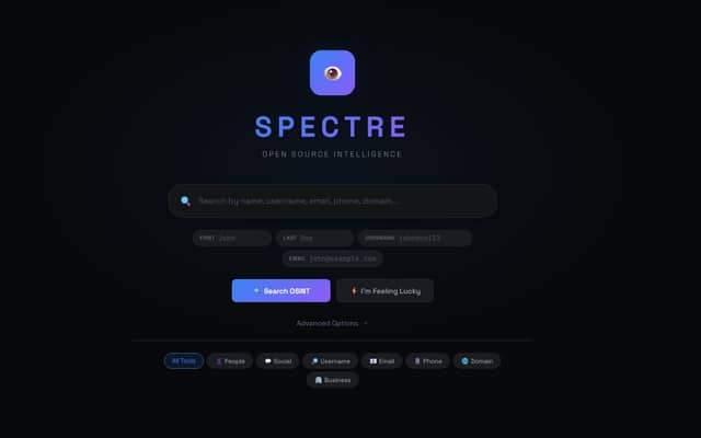 SPECTRE screenshot preview