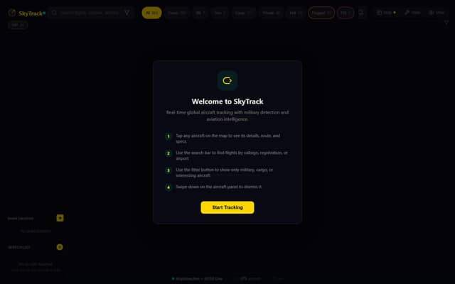 SkyTrack screenshot preview