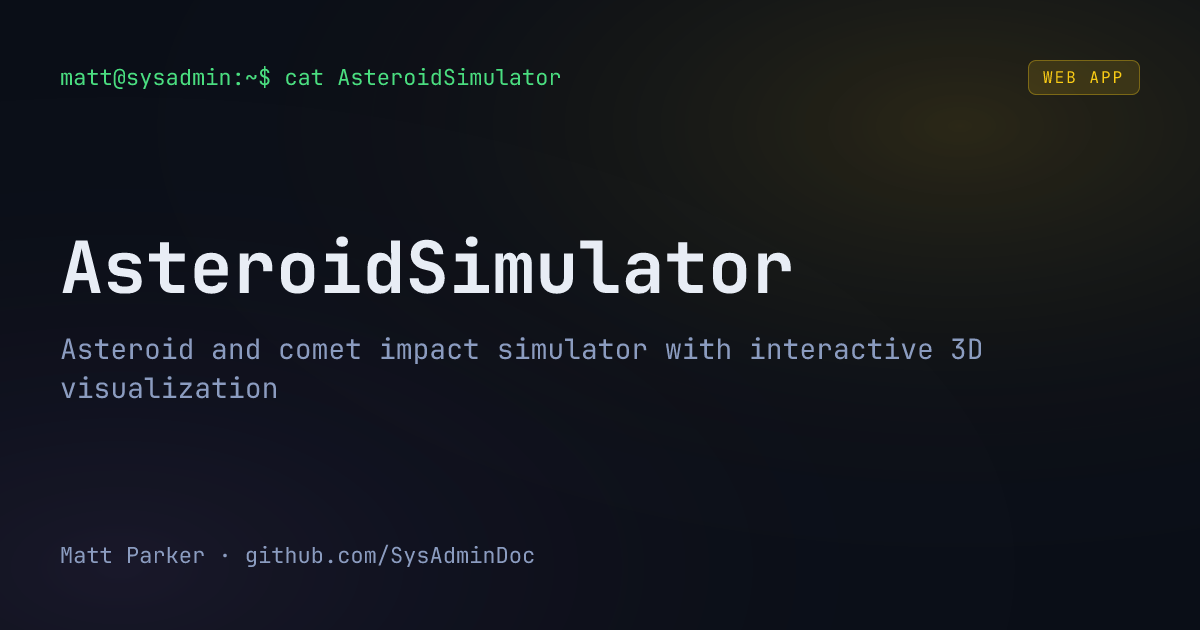 AsteroidSimulator card