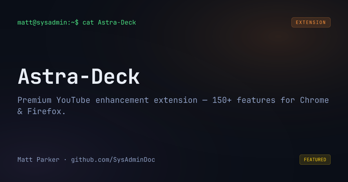 Astra-Deck card