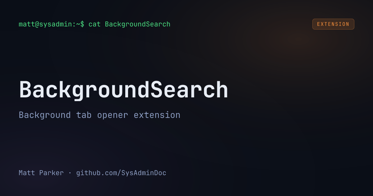 BackgroundSearch card