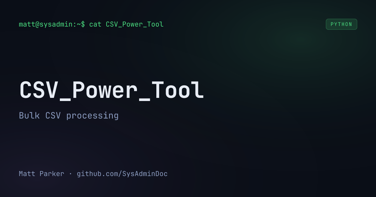 CSV_Power_Tool card