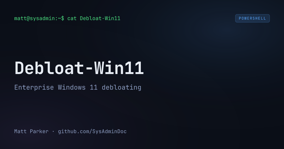 Debloat-Win11 card