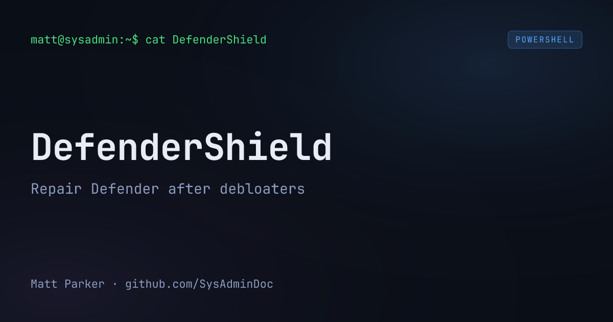 DefenderShield card