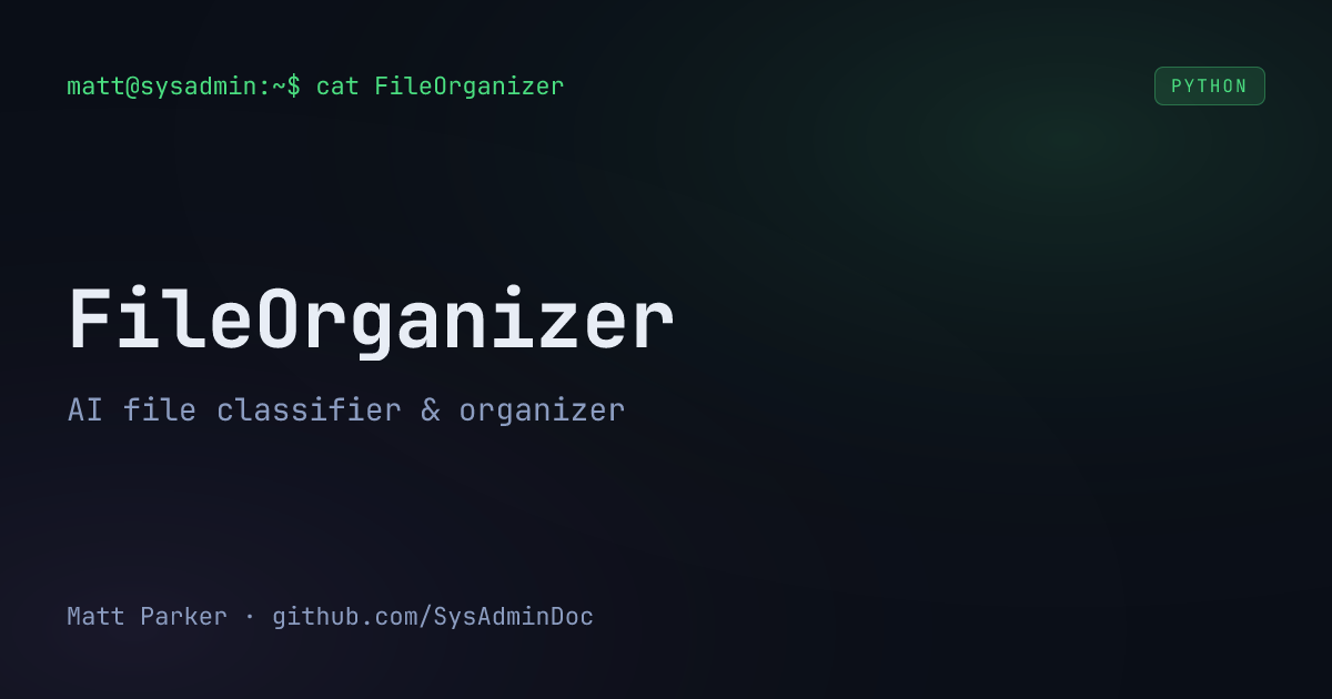 FileOrganizer card