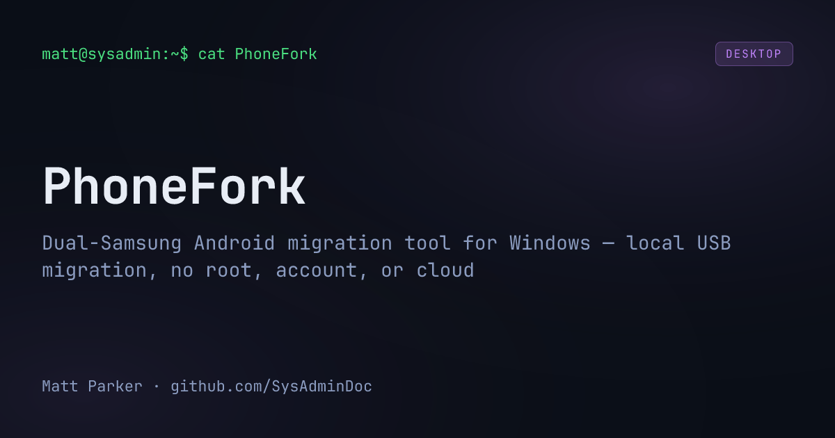 PhoneFork card