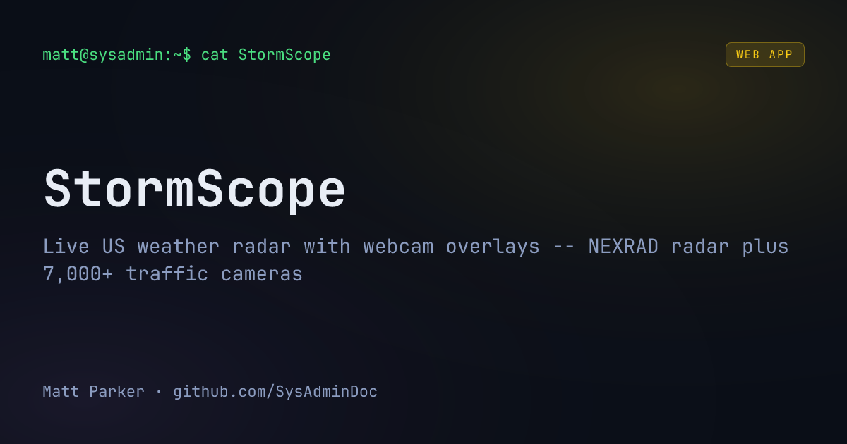 StormScope card