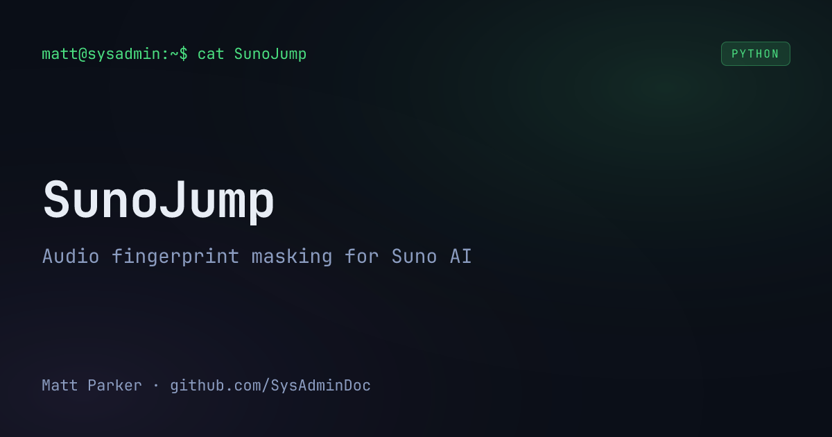 SunoJump card