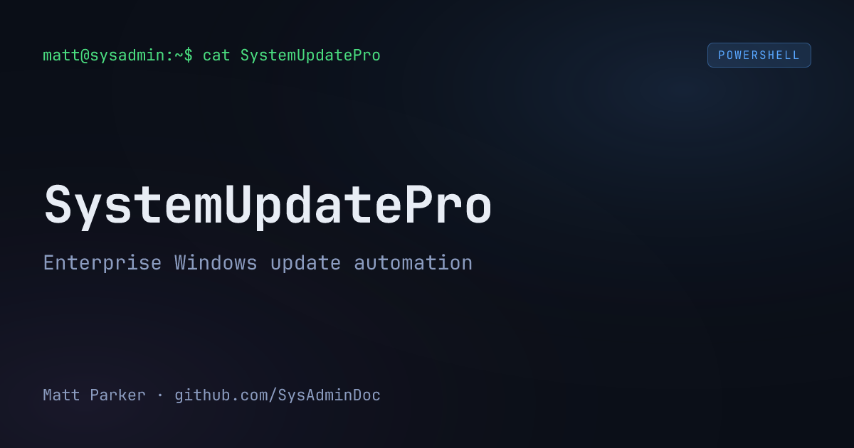 SystemUpdatePro card