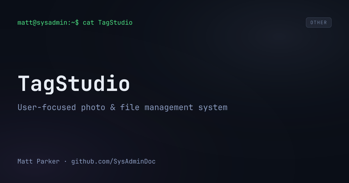 TagStudio card